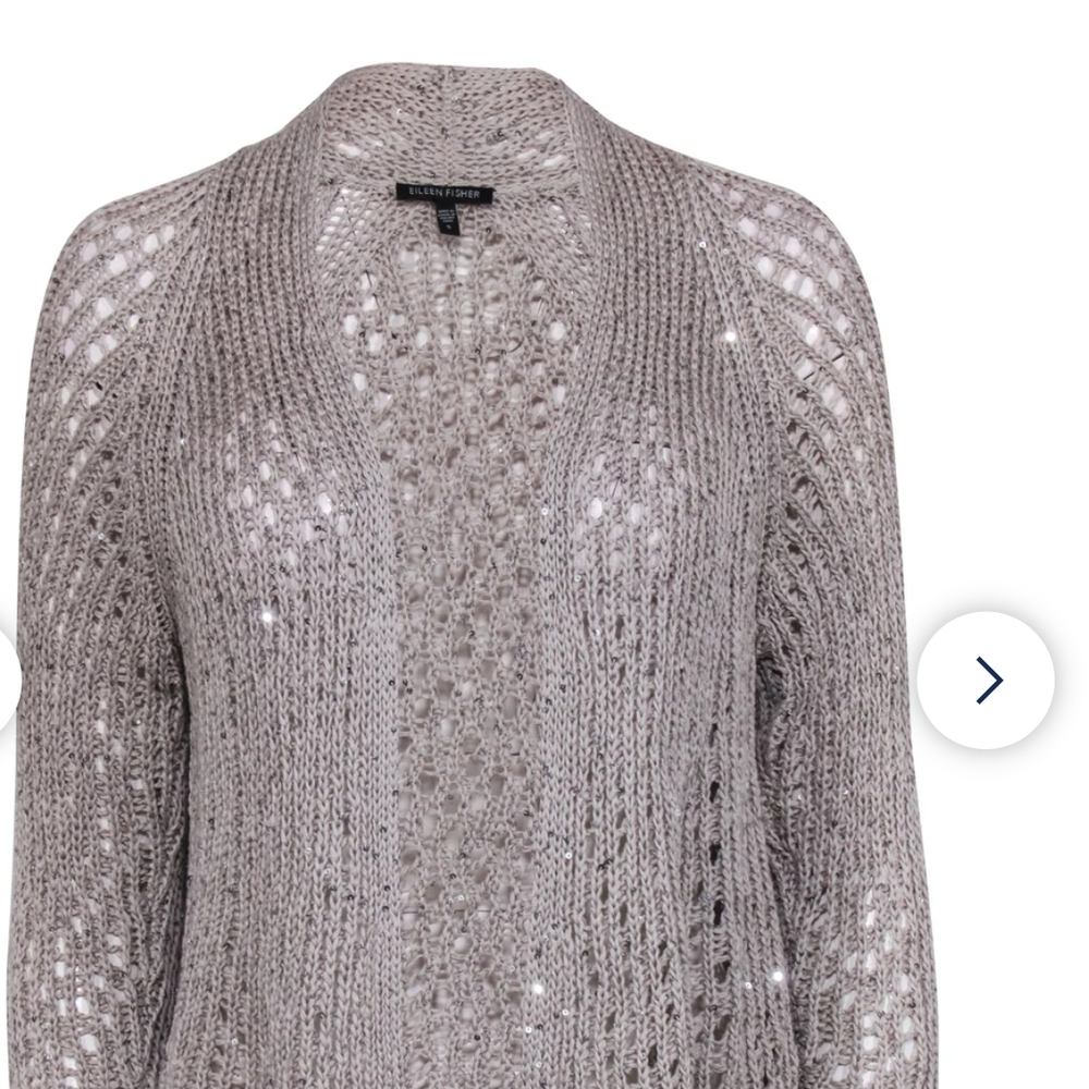 Eileen Fisher Elegant Gray Women's Sweater